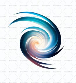 Abstrakte Tornadospirale